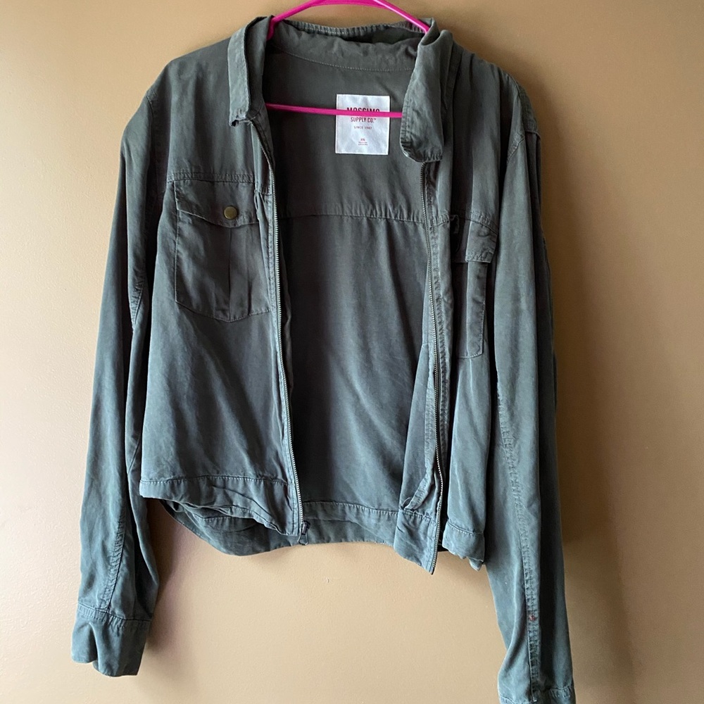 Army Green Short Coat